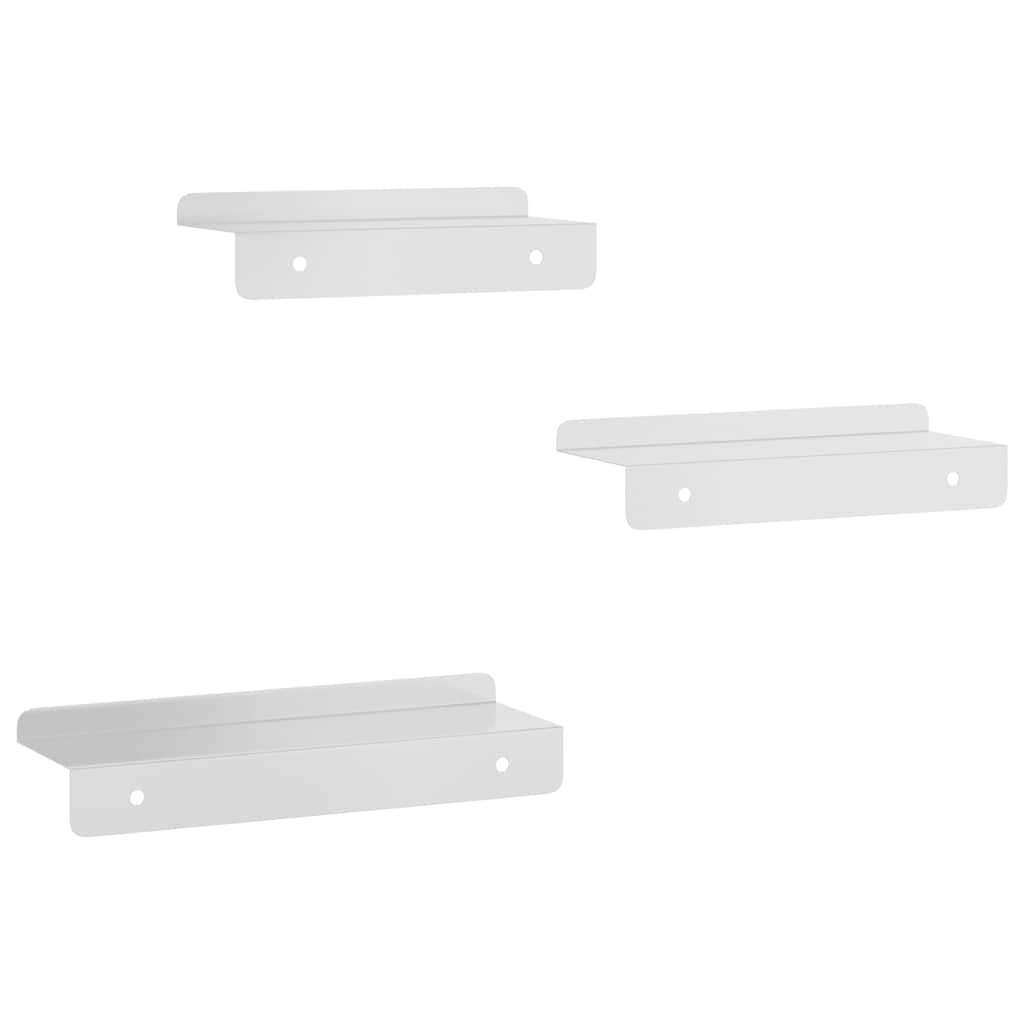 Wall Shelves 3 Pcs Stainless Steel