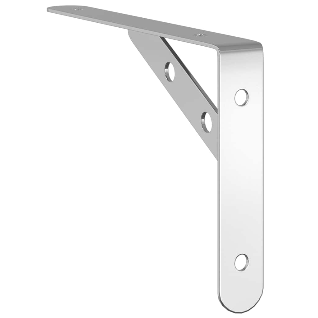 Shelf Brackets 4 Pcs Stainless Steel