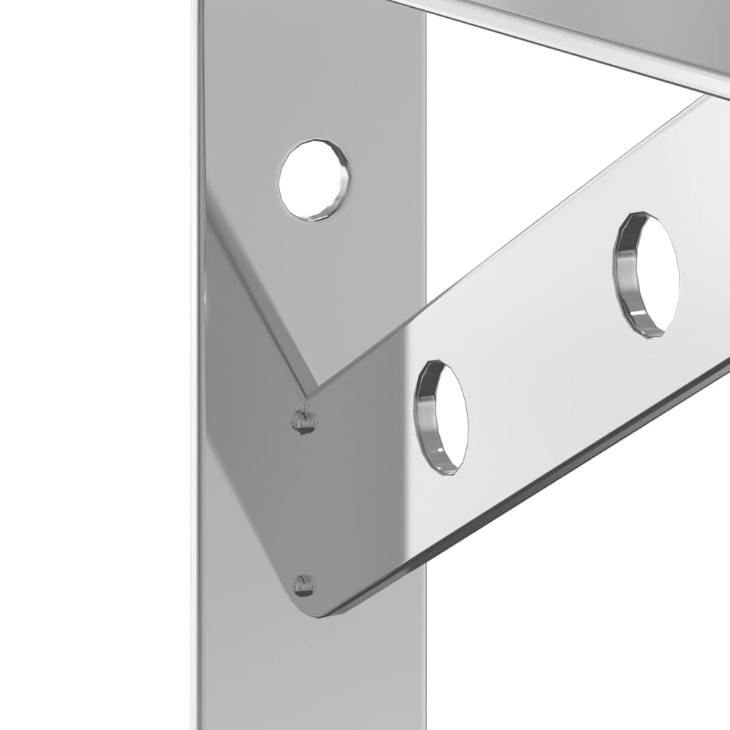Shelf Brackets 4 Pcs Stainless Steel