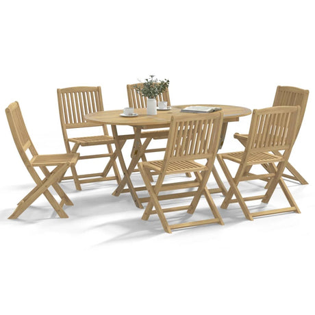 Folding Outdoor Chairs 2 Pcs Solid Acacia Wood