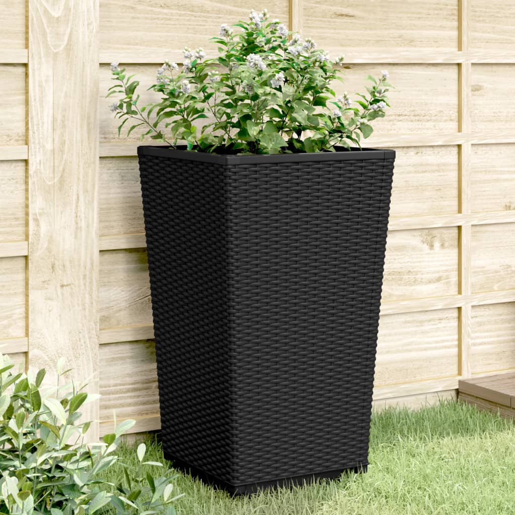 Garden Planters 2 Pcs 32.5X32.5X57 Cm Pp