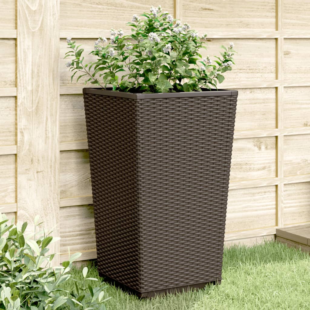Garden Planters 2 Pcs 32.5X32.5X57 Cm Pp