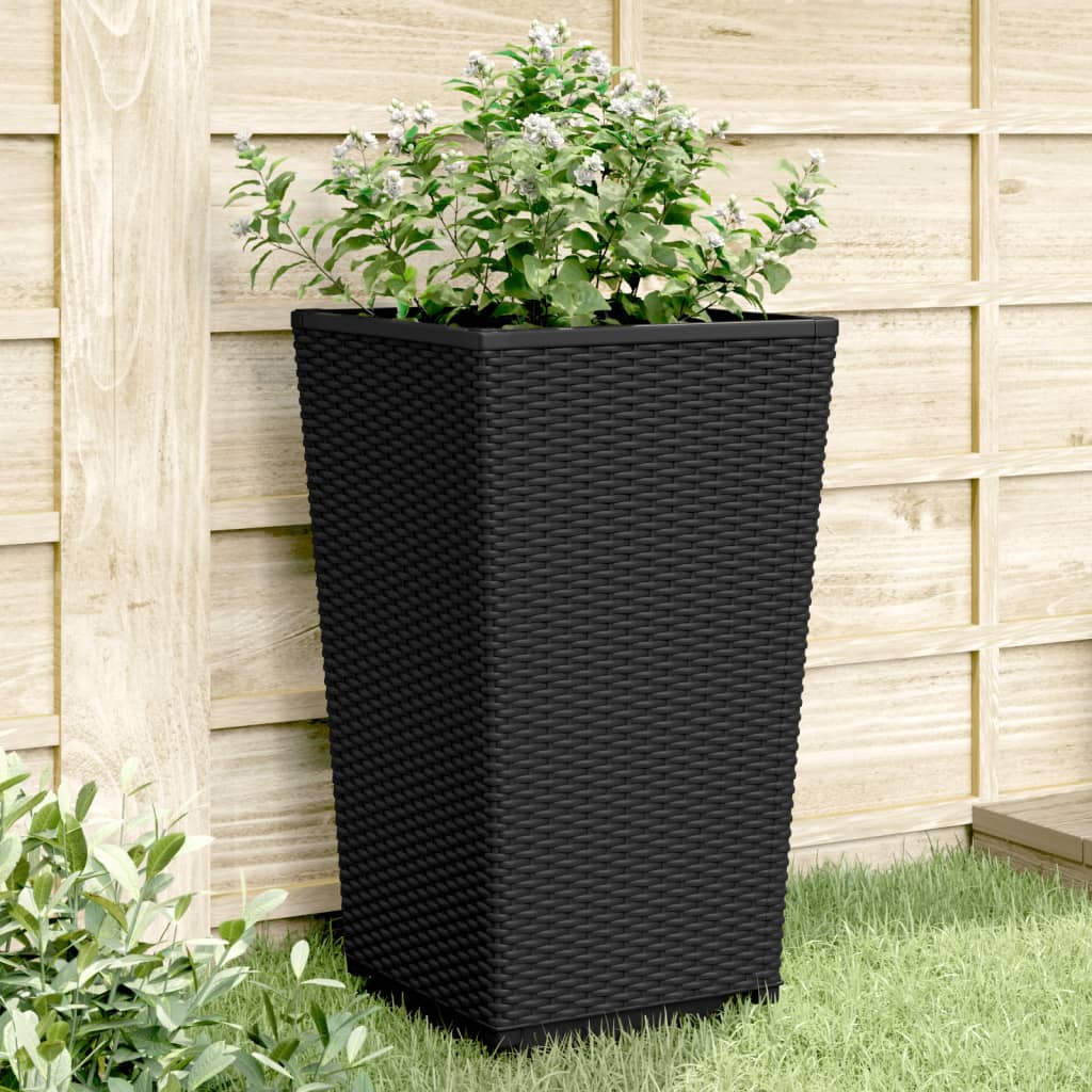 Garden Planters 2 Pcs 32.5X32.5X57 Cm Pp