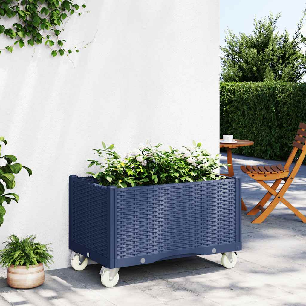 Garden Planter With Wheels Pp