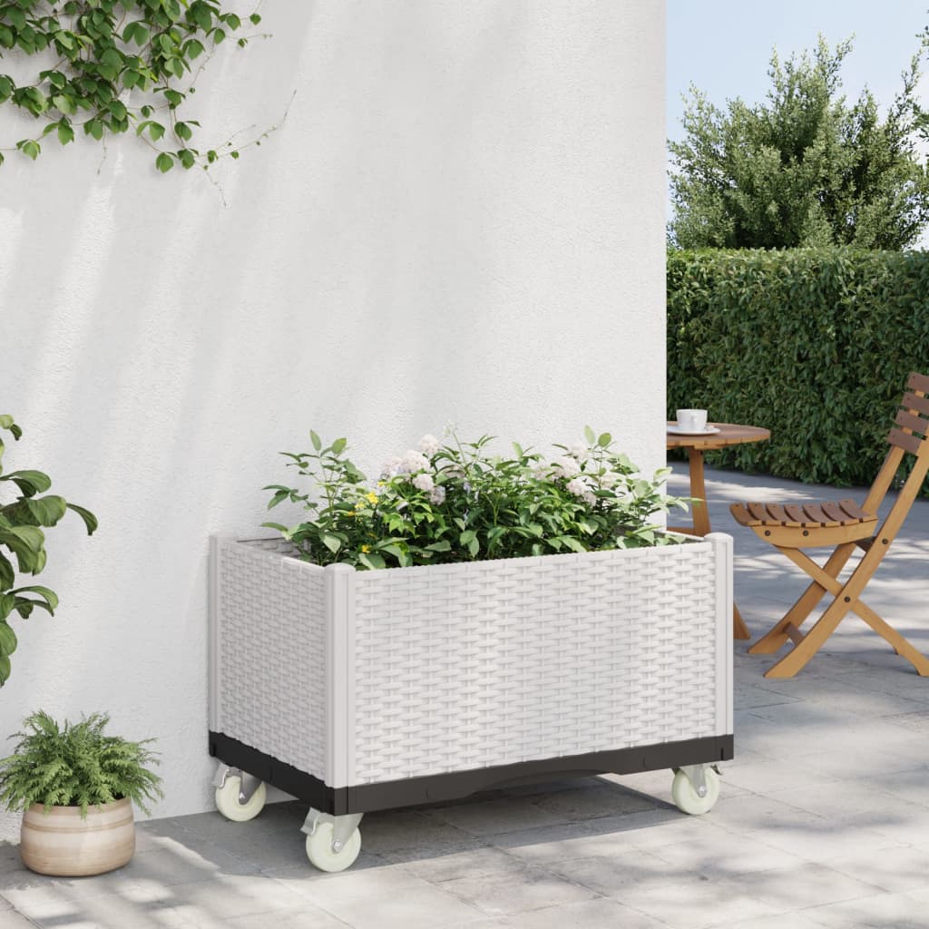 Garden Planter With Wheels Pp