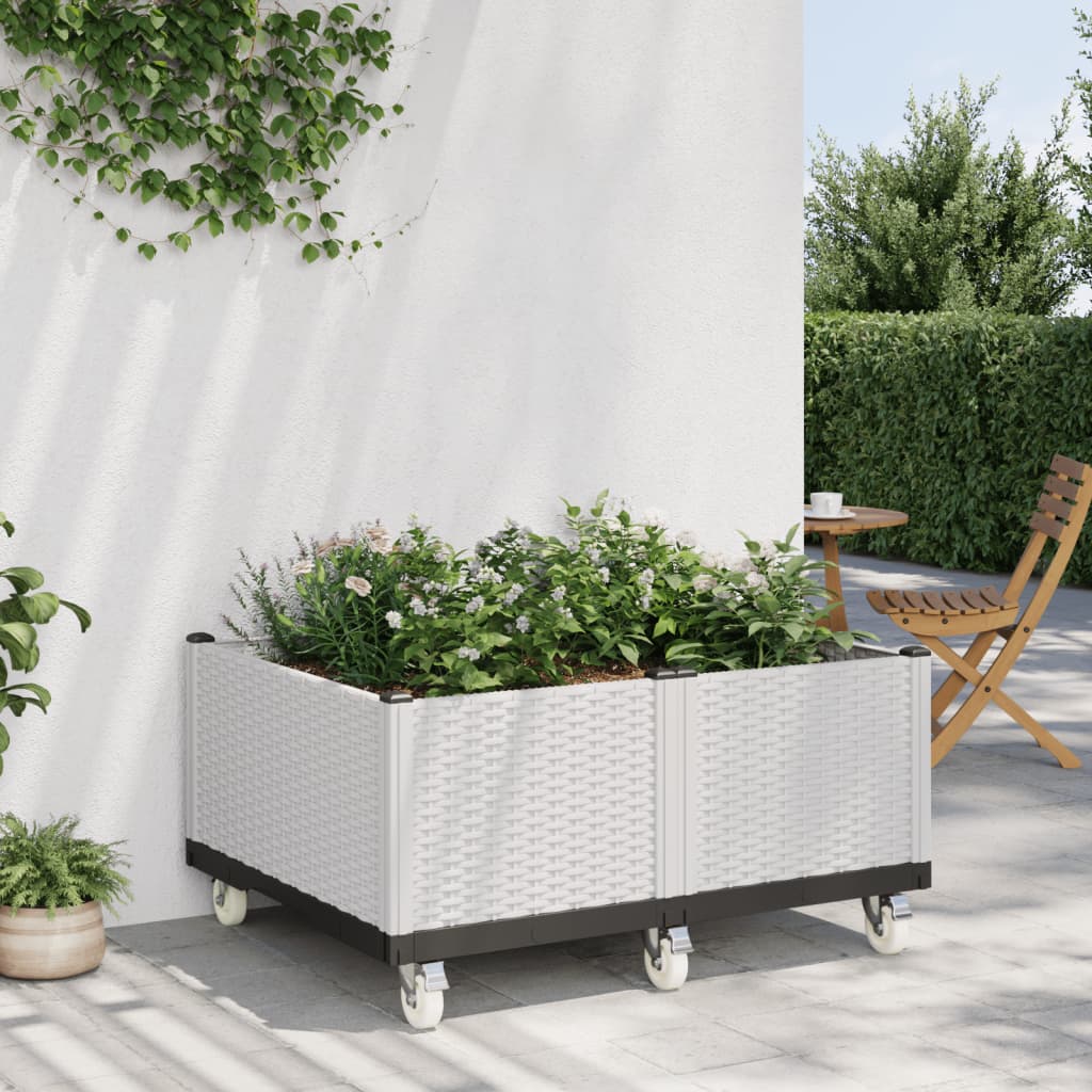Garden Planter With Wheels Pp