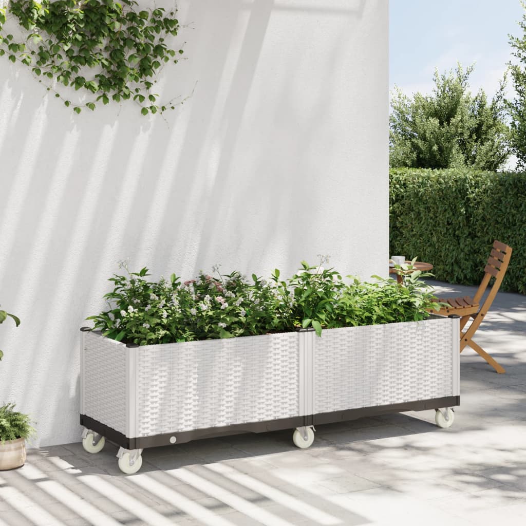 Garden Planter With Wheels Pp
