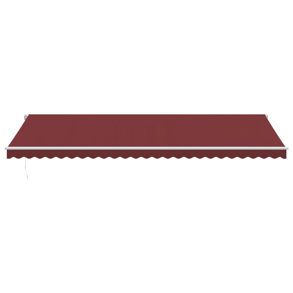 Manual Retractable Awning Burgundy 600X300 Cm