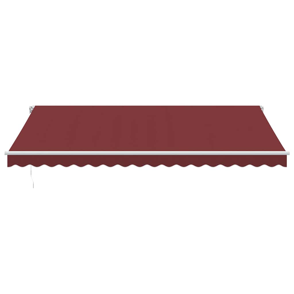 Manual Retractable Awning Burgundy 450X300 Cm