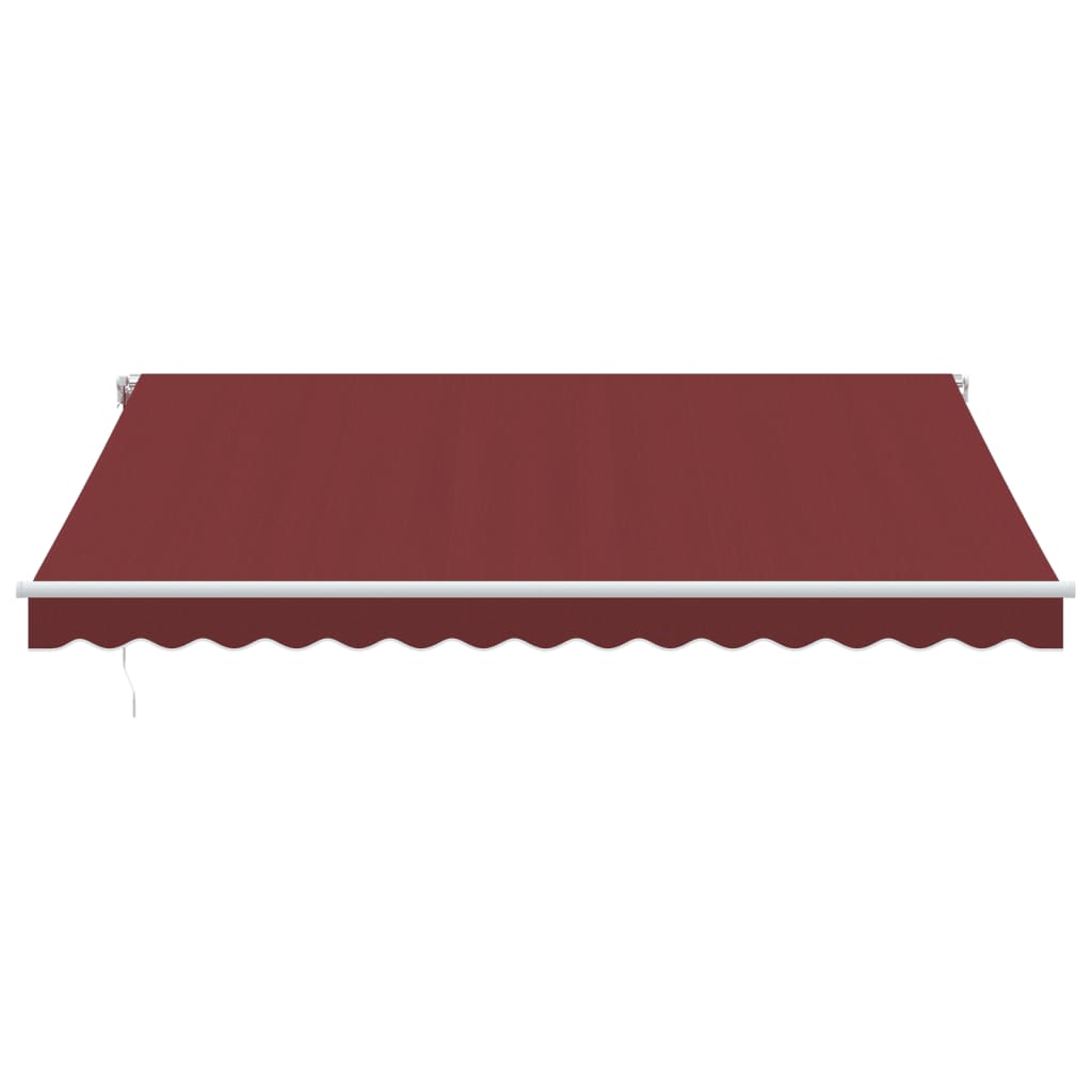 Manual Retractable Awning Burgundy 400X300 Cm
