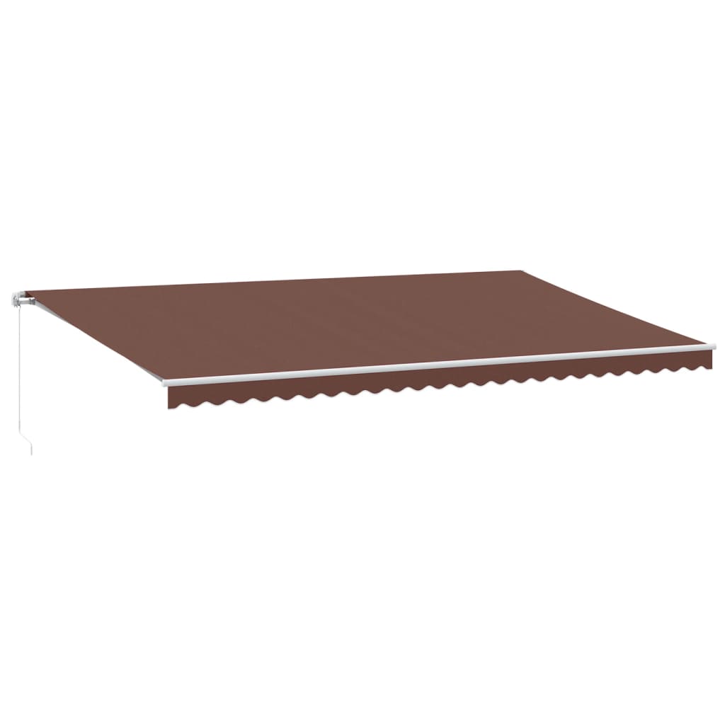 Manual Retractable Awning Brown 600X300 Cm