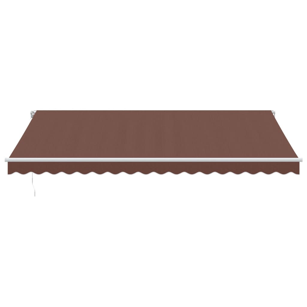 Manual Retractable Awning Brown 450X300 Cm