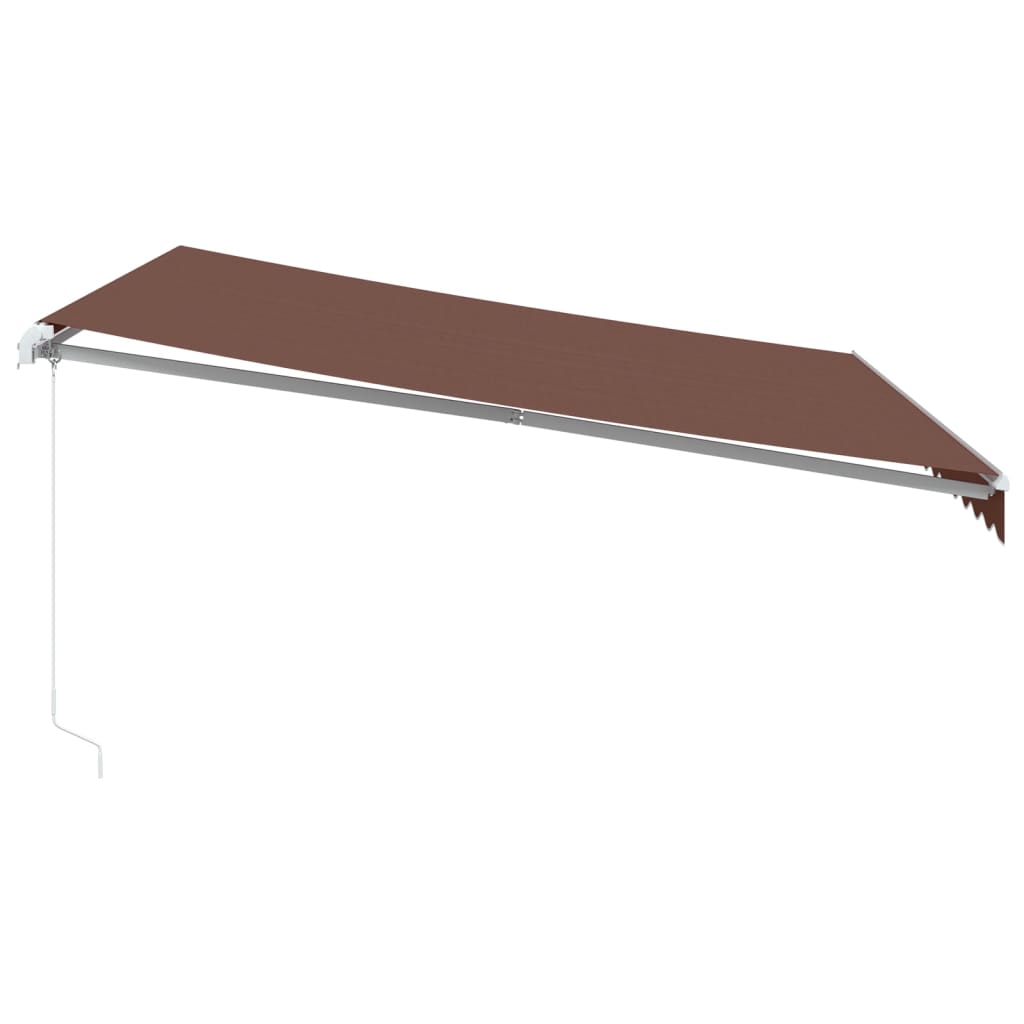 Manual Retractable Awning Brown 400X300 Cm