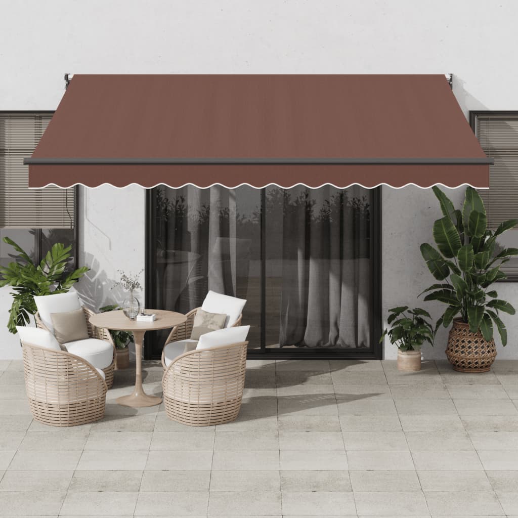 Retractable Awning Fabric And Aluminium