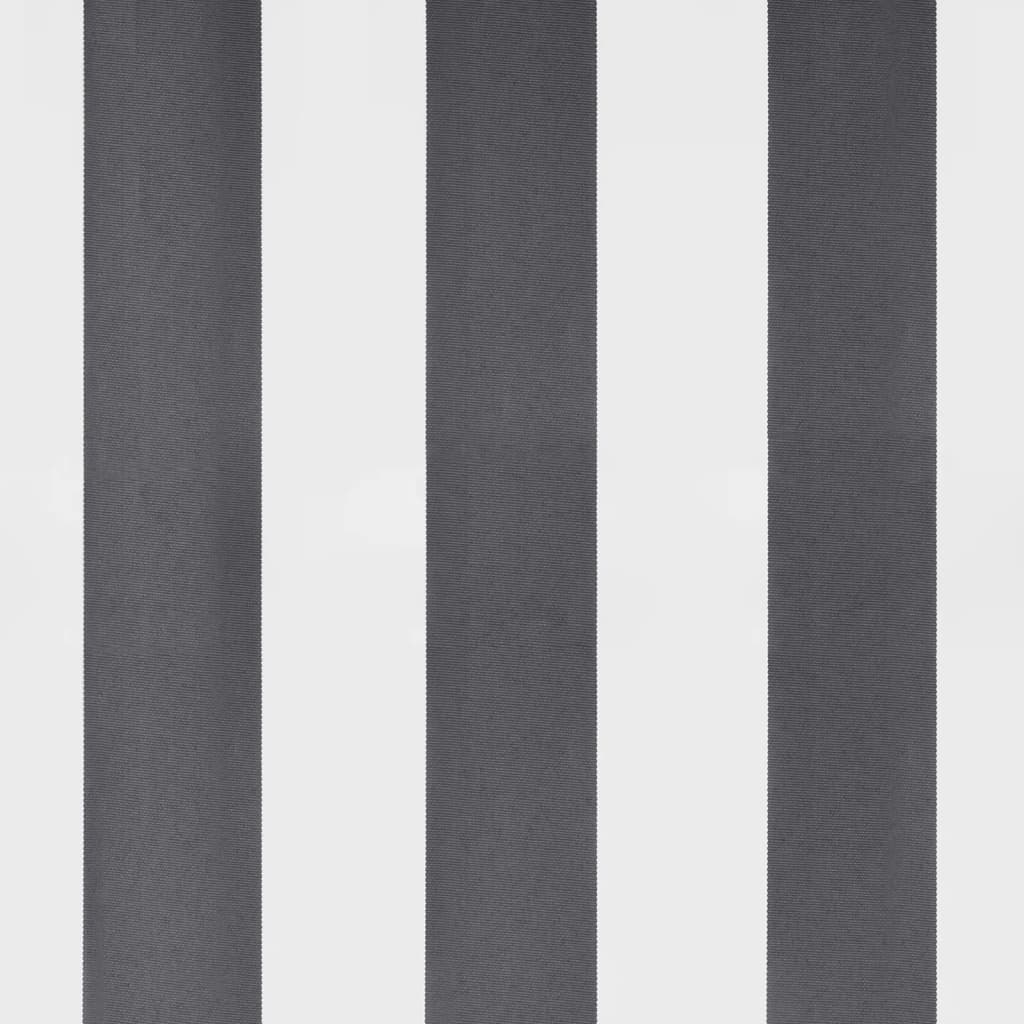 Manual Retractable Awning With Led Anthracite&White 350X250 Cm