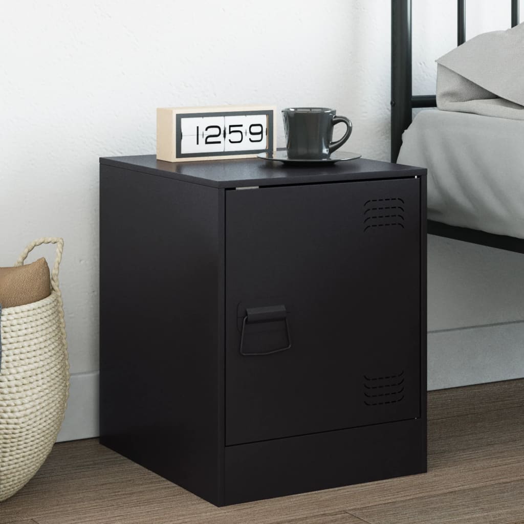 Bedside Cabinets 2 Pcs 34.5X39X44 Cm Steel