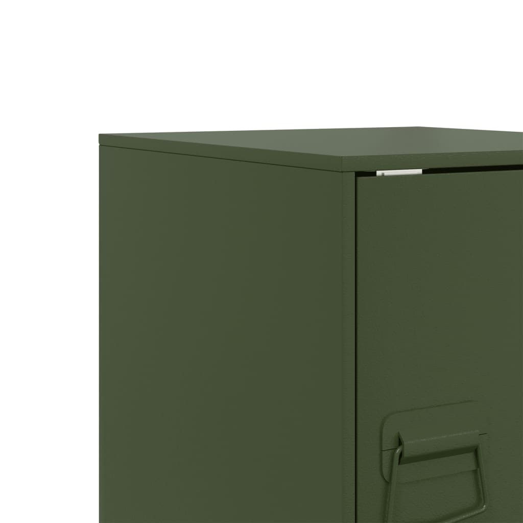 Bedside Cabinets 2 Pcs 34.5X39X44 Cm Steel