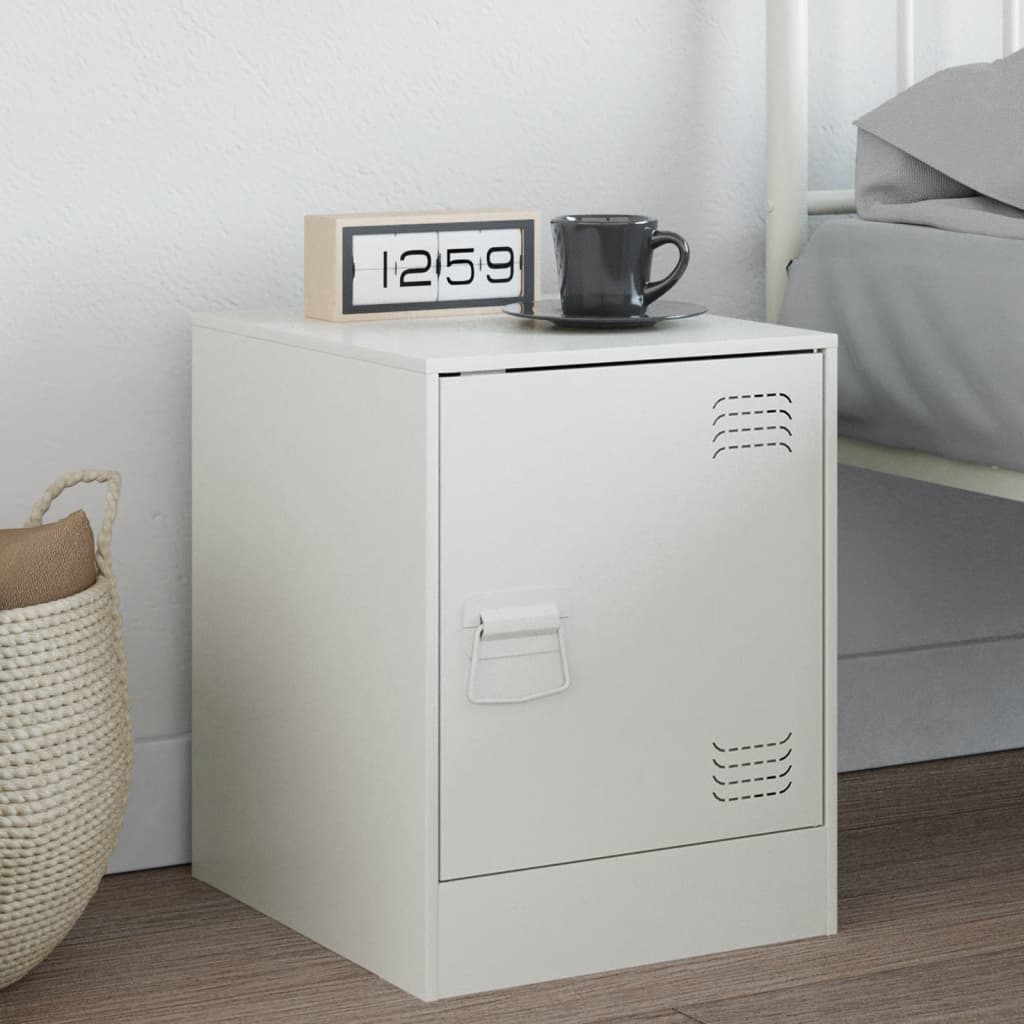 Bedside Cabinets 2 Pcs 34.5X39X44 Cm Steel