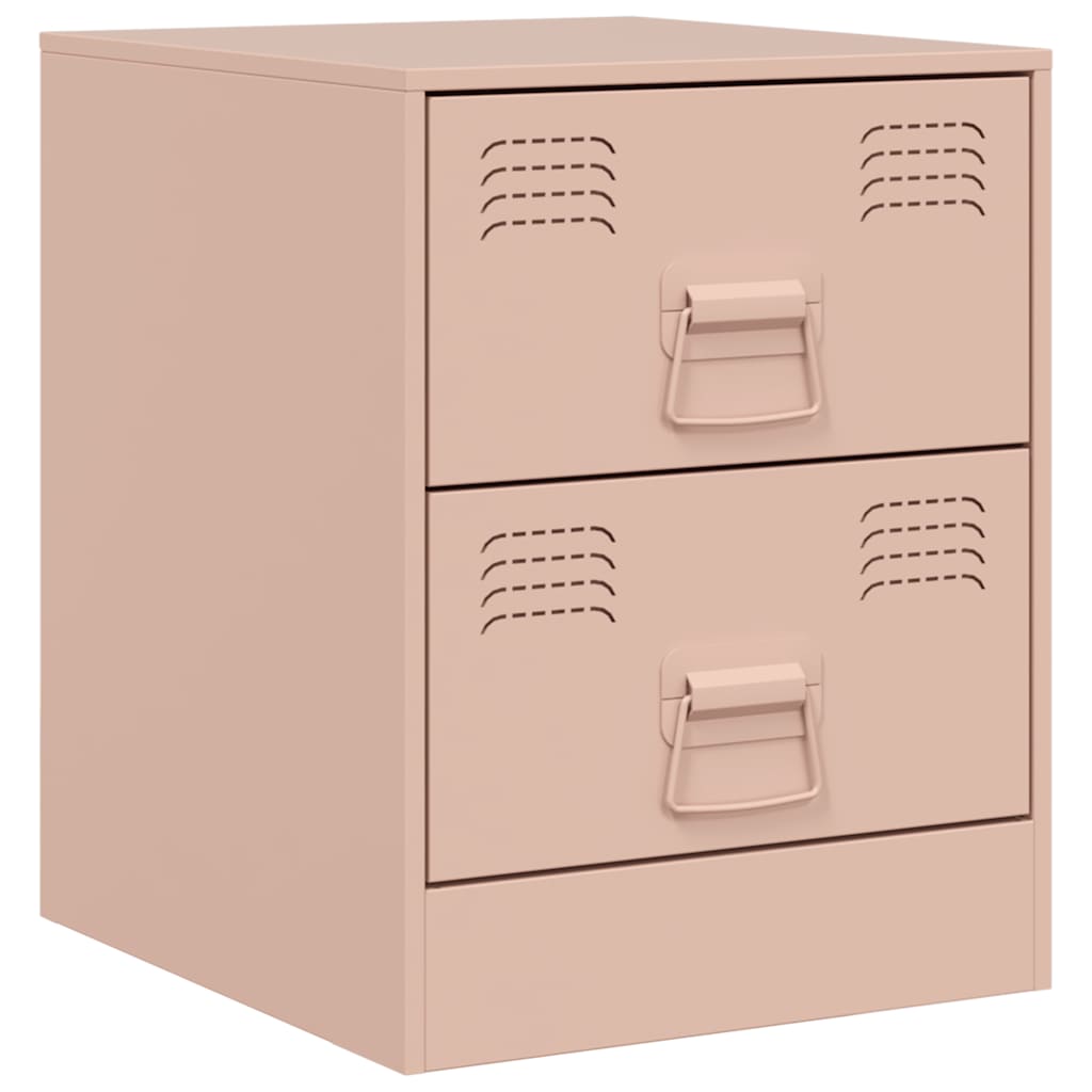 Bedside Cabinet 34.5X39X44 Cm Steel