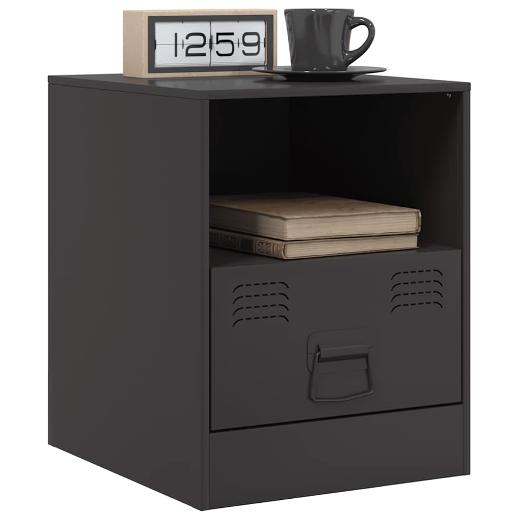 Bedside Cabinet 34.5X39X44 Cm Steel