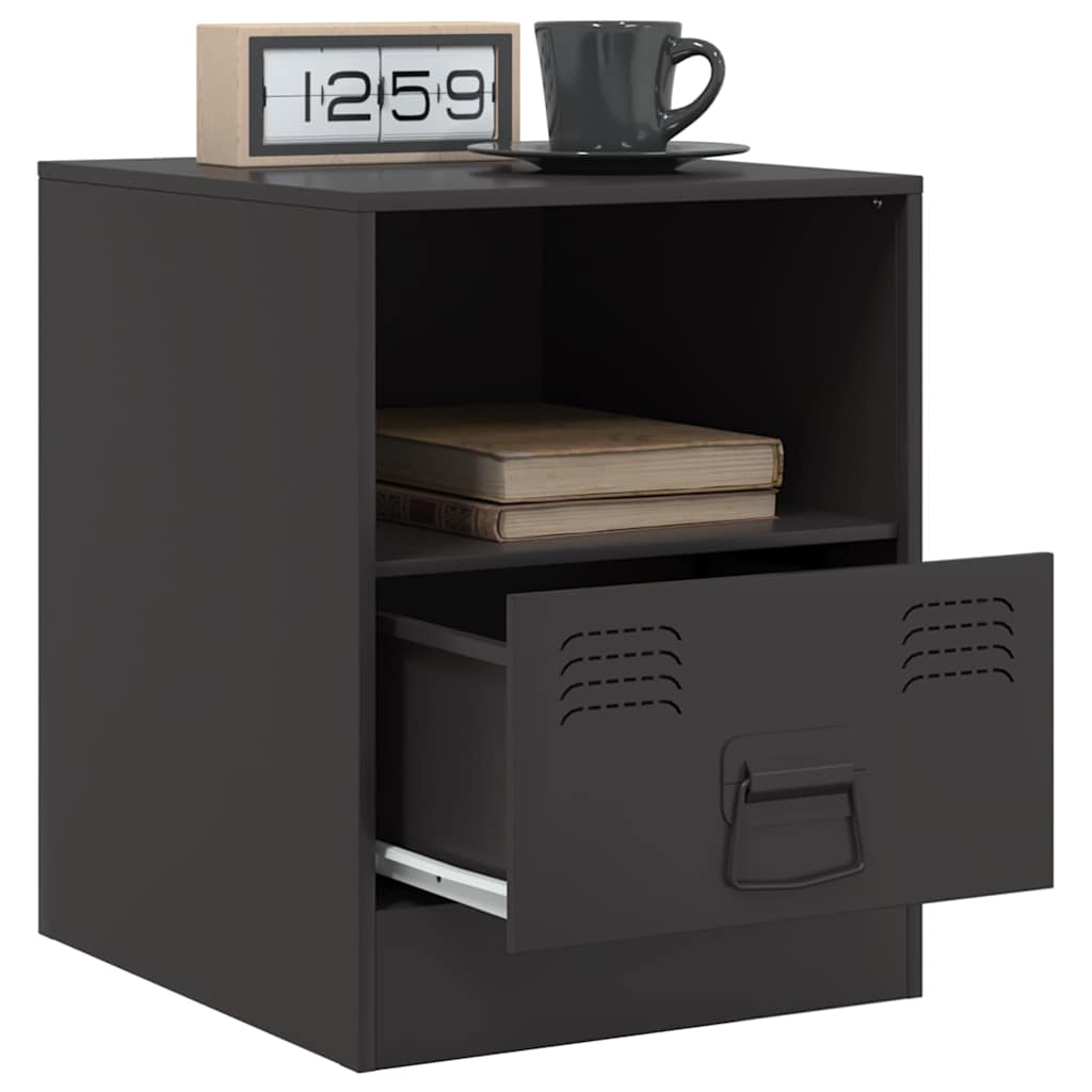 Bedside Cabinet 34.5X39X44 Cm Steel