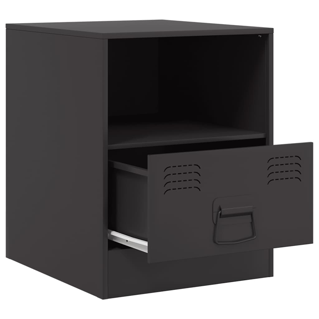 Bedside Cabinet 34.5X39X44 Cm Steel