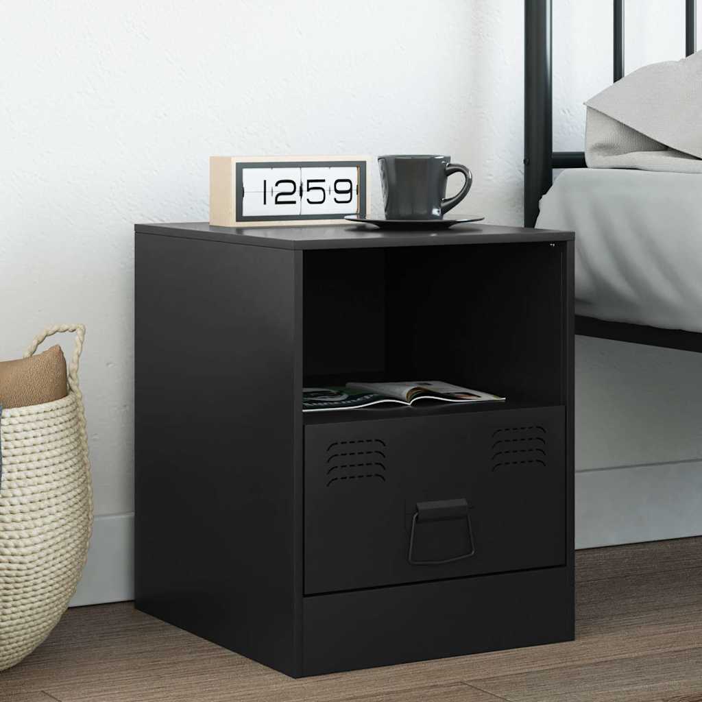 Bedside Cabinet 34.5X39X44 Cm Steel