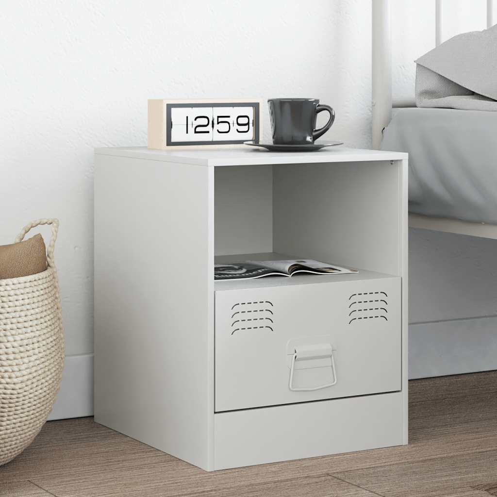 Bedside Cabinet 34.5X39X44 Cm Steel
