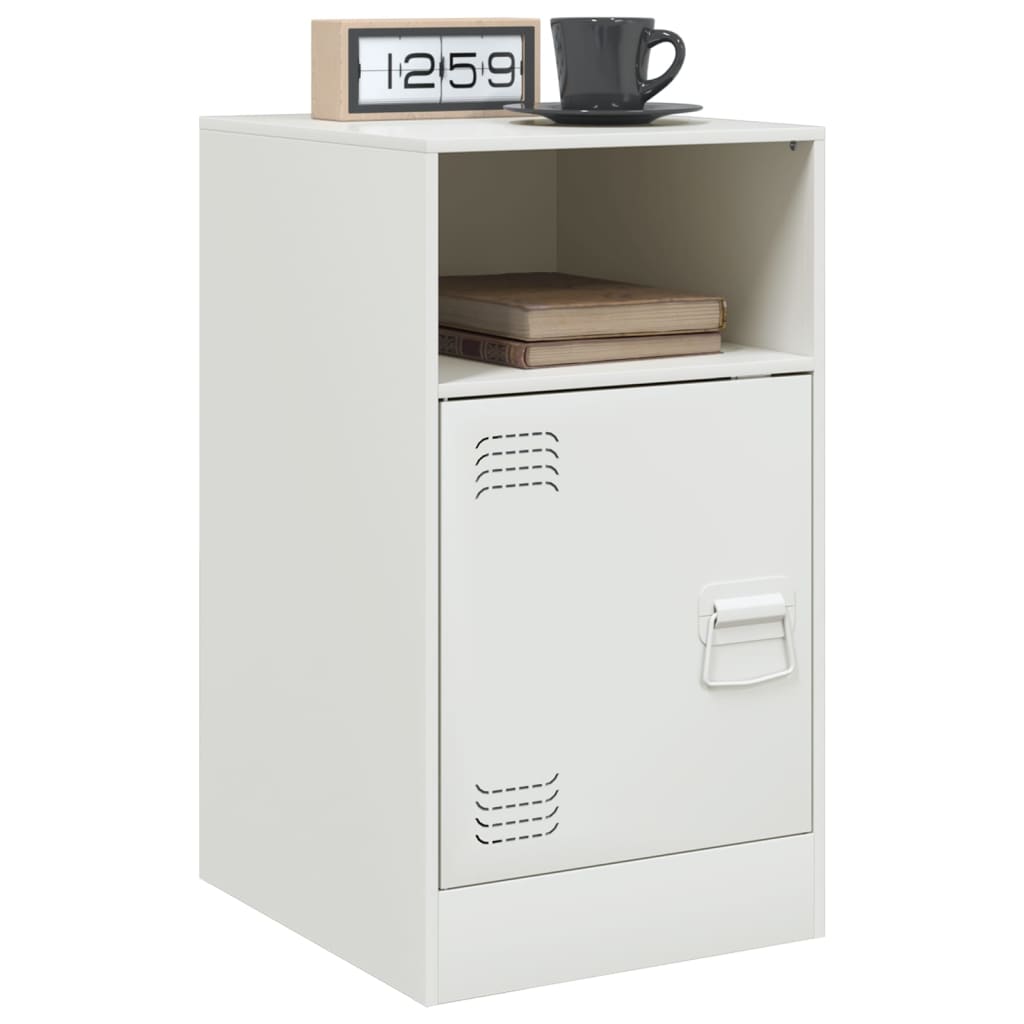 Bedside Cabinets 2 Pcs 34.5X39X62 Cm Steel