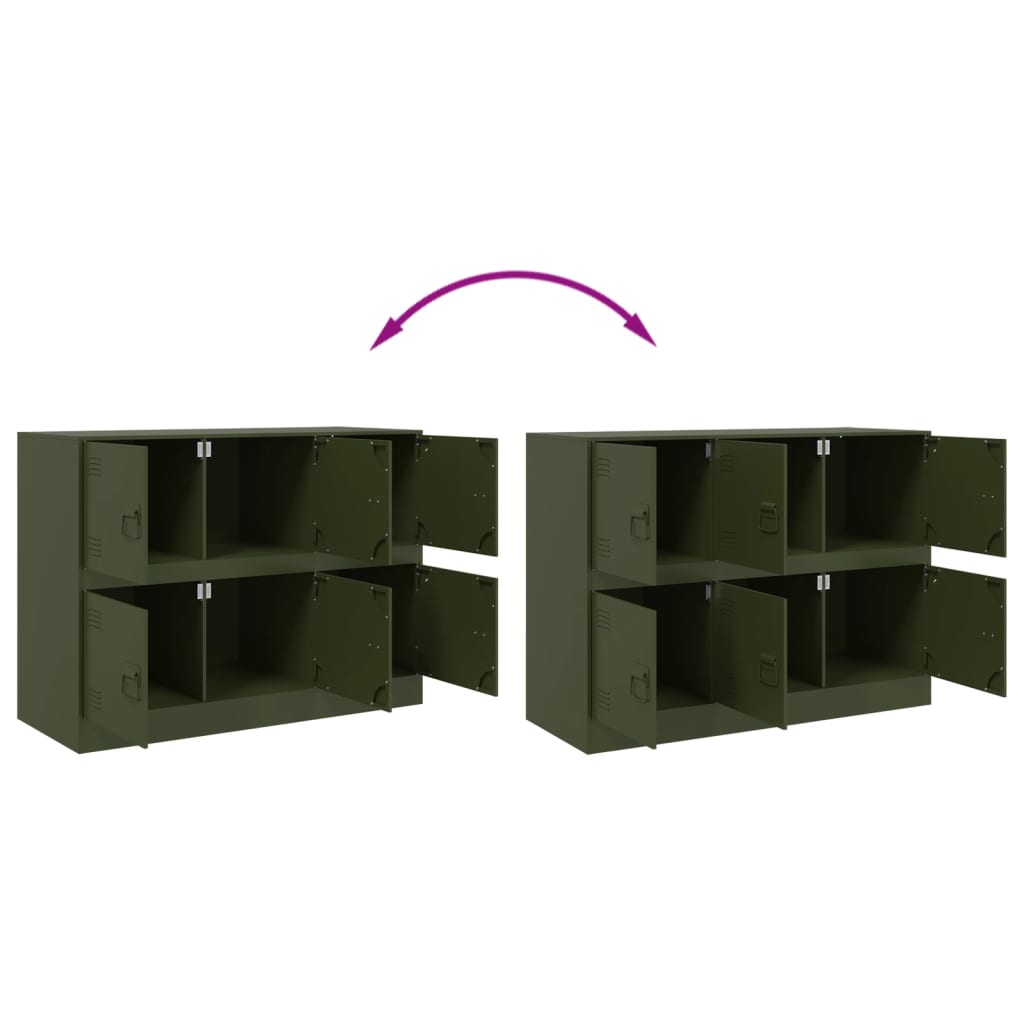 Sideboard 99X39X73 Cm Steel