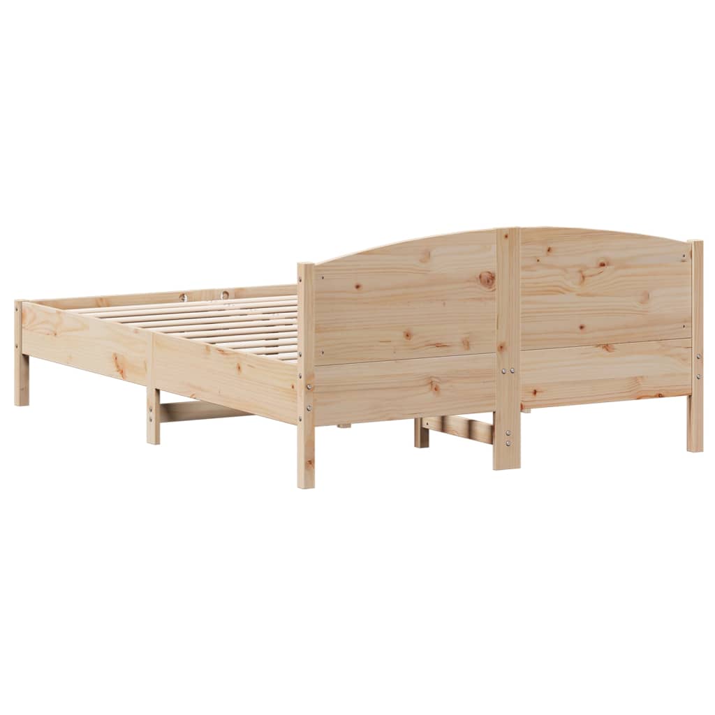 Bed Frame Without Mattress Solid Wood Pine