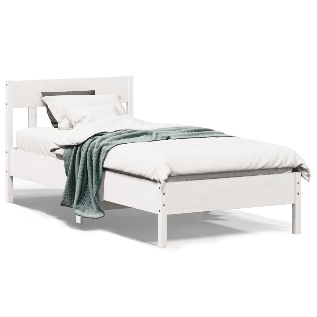 Bed Frame Without Mattress King Size Solid Wood Pine