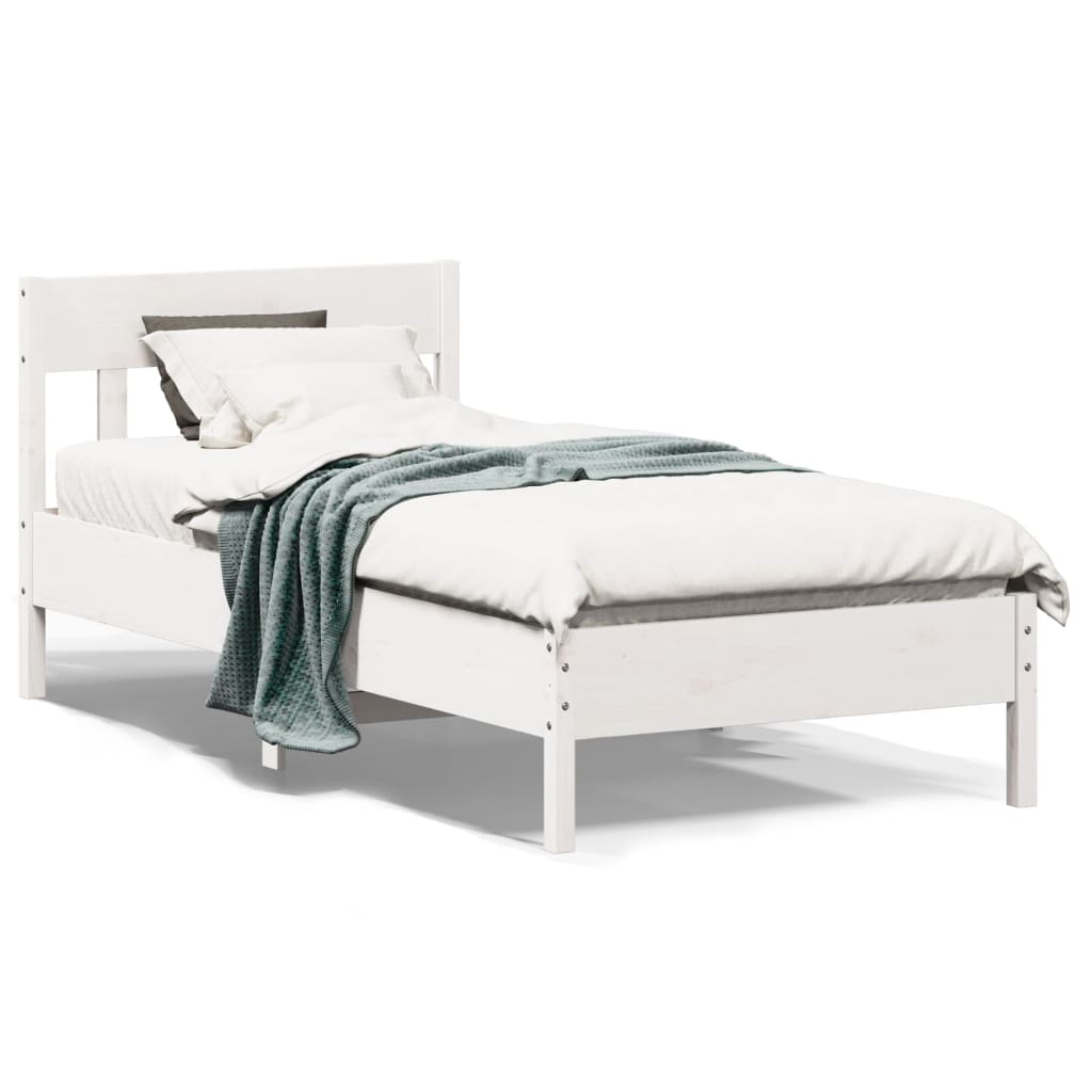Bed Frame Without Mattress King Size Solid Wood Pine