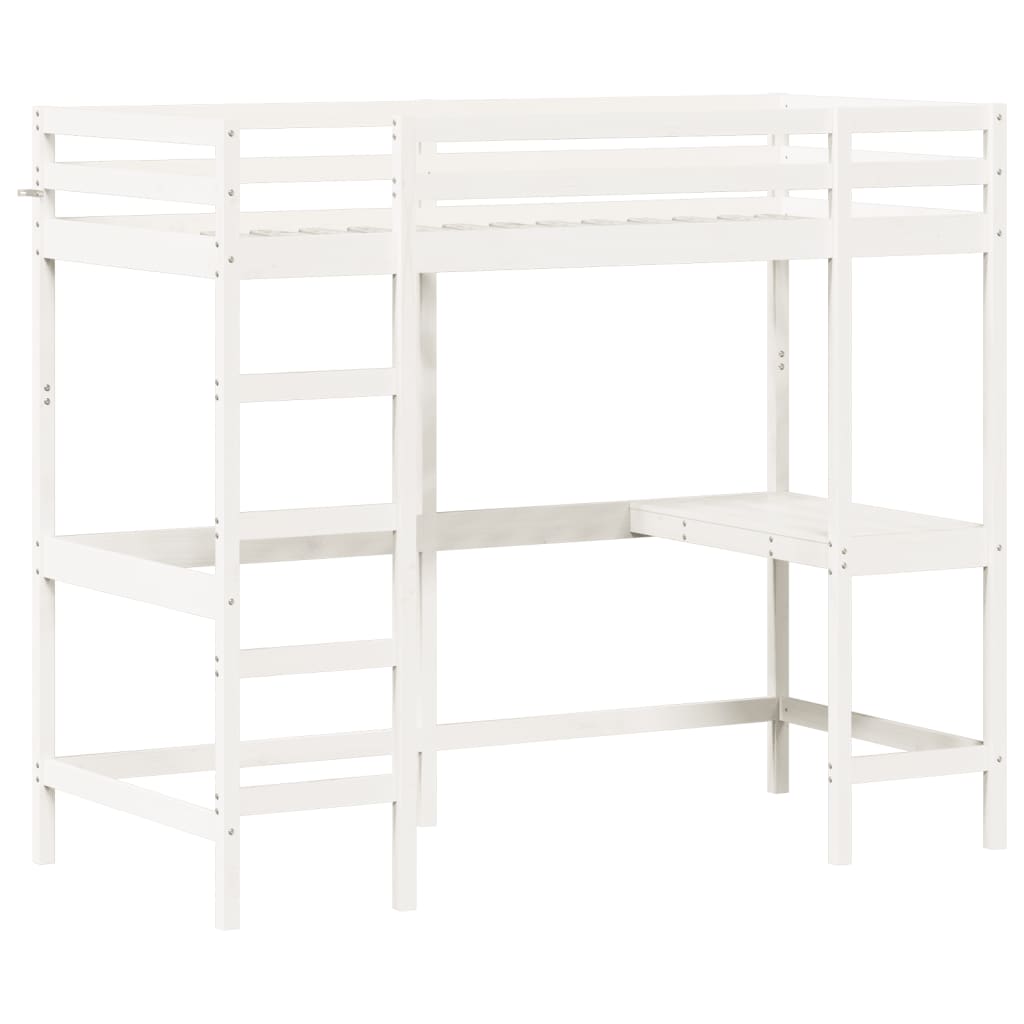 Loft Bed Without Mattress Solid Wood Pine