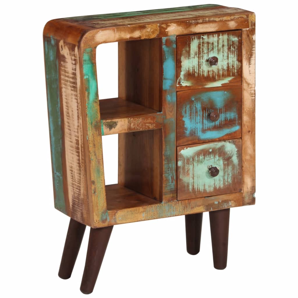 Sideboard 55X30X80 Cm Solid Wood Reclaimed