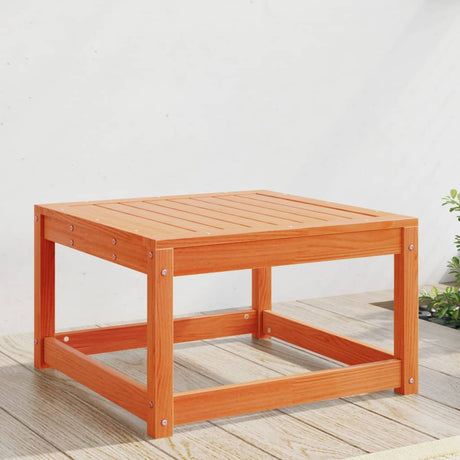Garden Footstool Solid Wood Pine