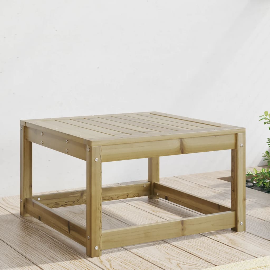 Garden Footstool Solid Wood Pine