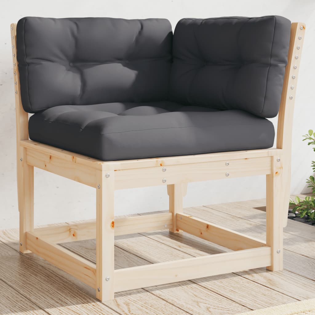 Garden Sofa Corner 73X73X78 Cm Impregnated Wood Pine