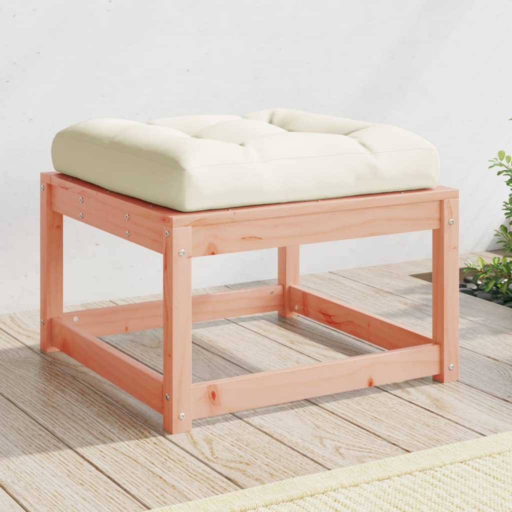 Garden Footstool Solid Wood Pine