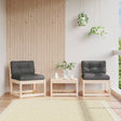 Garden Sofas 2Pcs Solid Wood Douglas