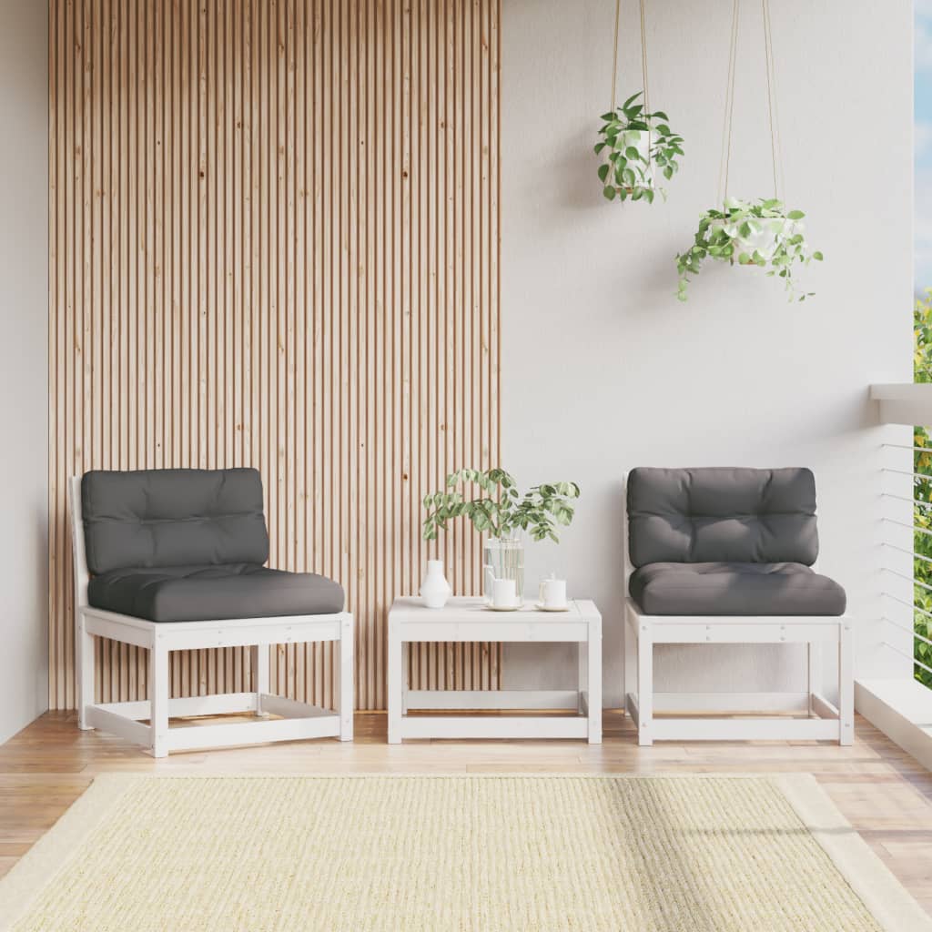 Garden Sofas 2Pcs Solid Wood Douglas