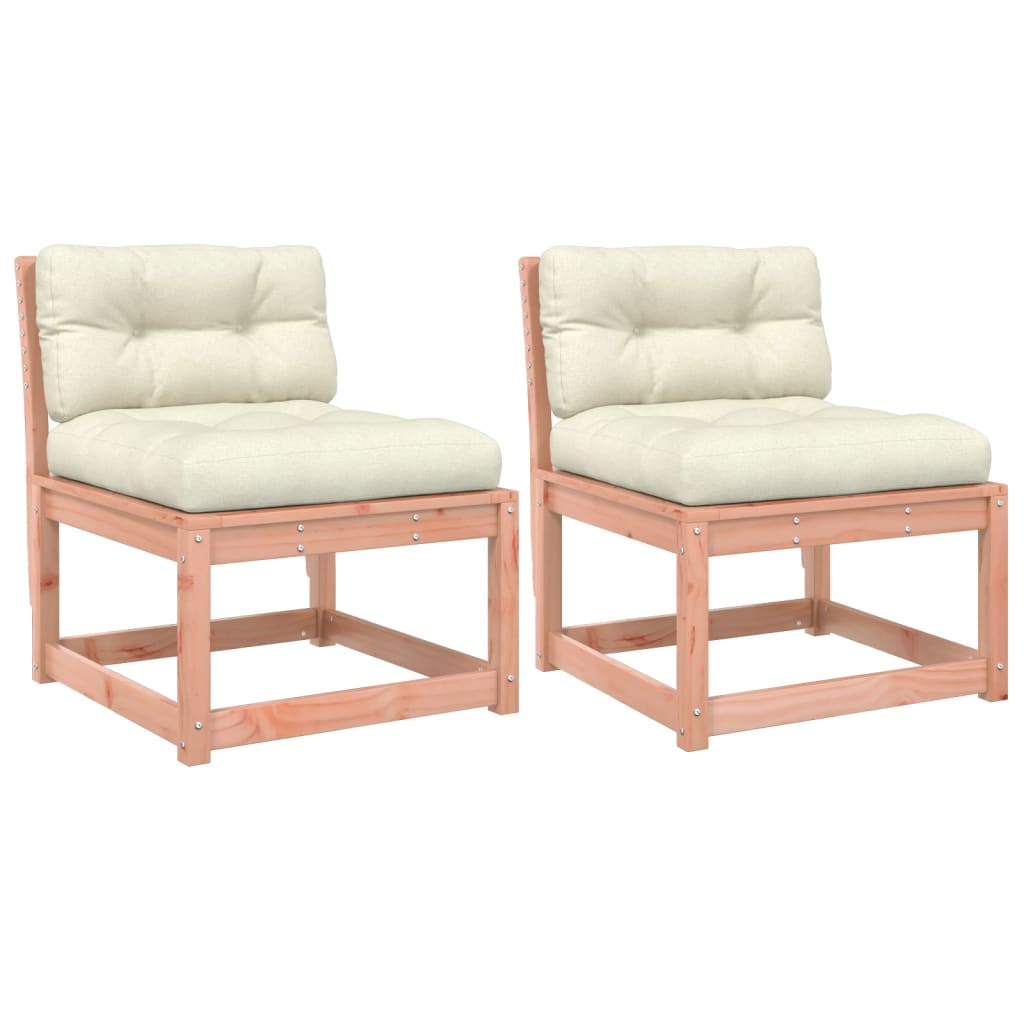 Garden Sofas 2Pcs Solid Wood Douglas