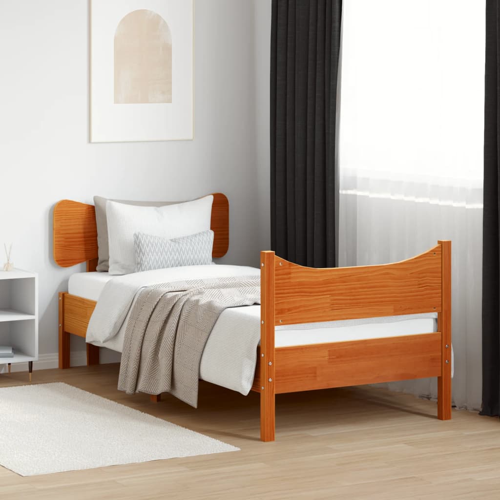Bed Frame Without Mattress Super King Solid Wood Pine