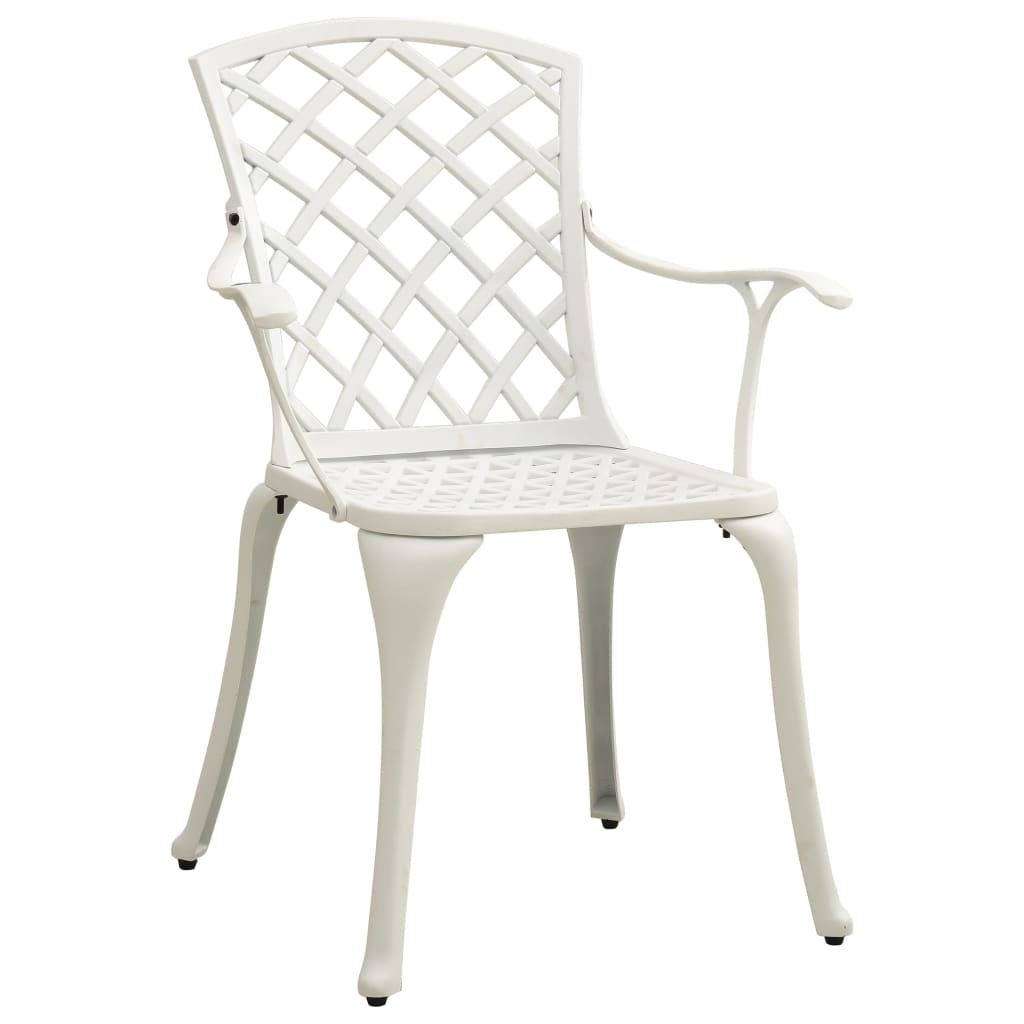 Garden Chairs 6 Pcs Cast Aluminium