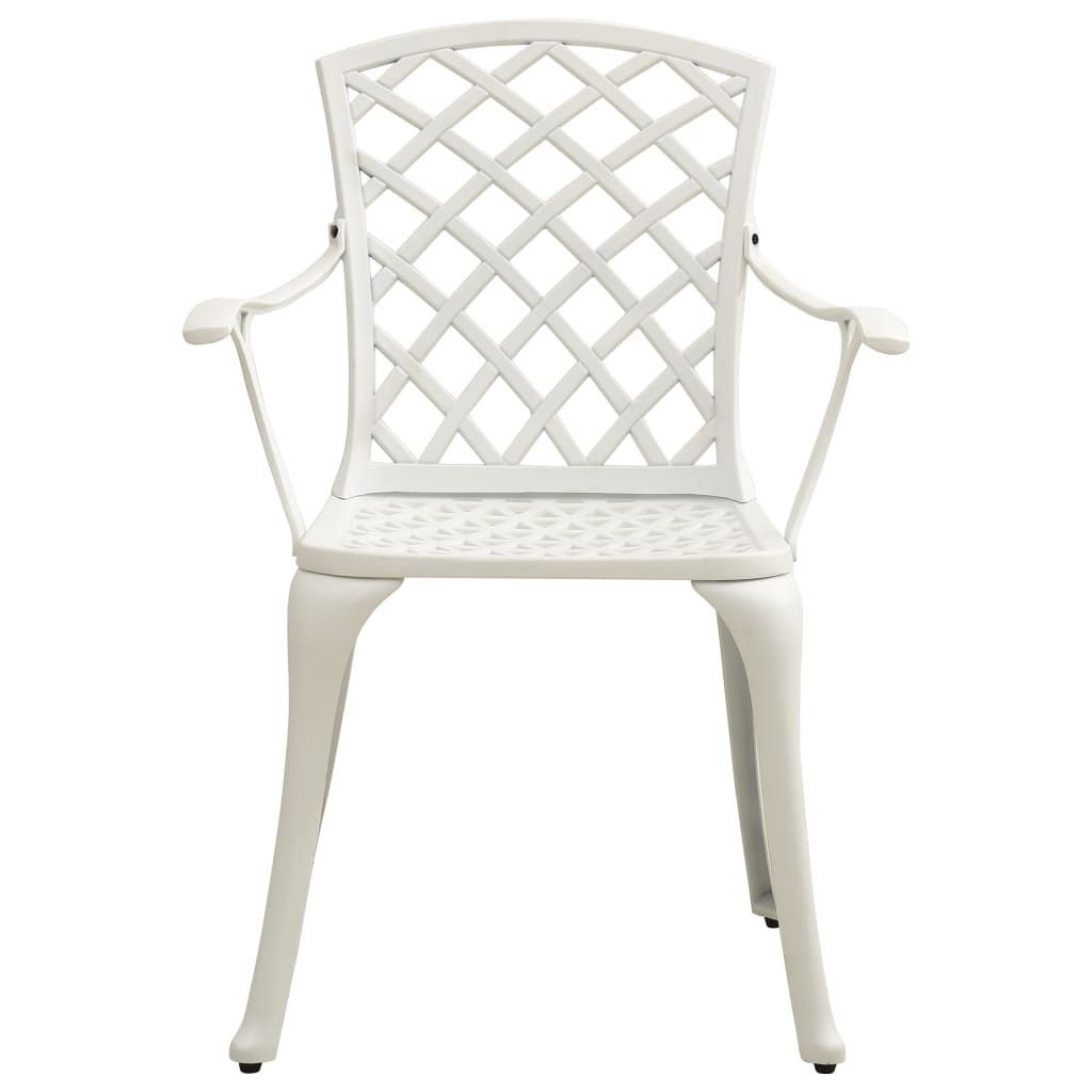 Garden Chairs 6 Pcs Cast Aluminium