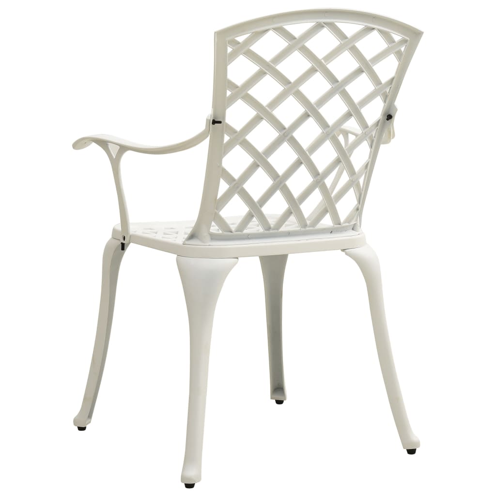Garden Chairs 6 Pcs Cast Aluminium
