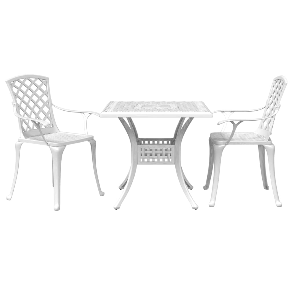 3 Piece Bistro Set Cast Aluminium