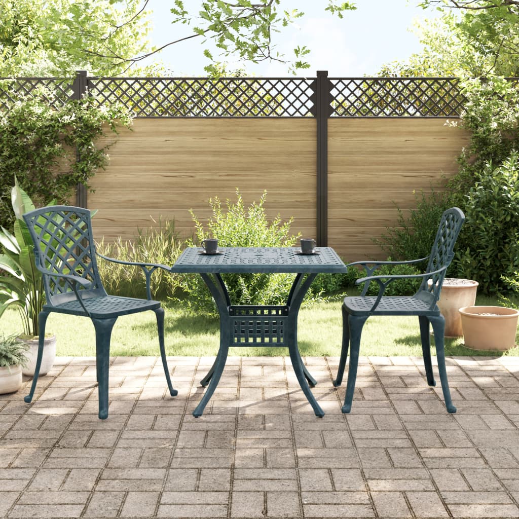 3 Piece Bistro Set Cast Aluminium