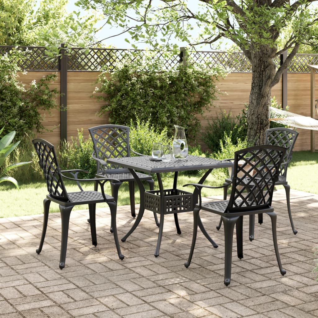 3 Piece Bistro Set Cast Aluminium
