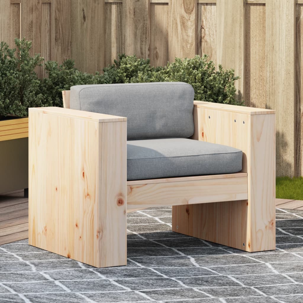 Garden Sofa Solid Wood Pine
